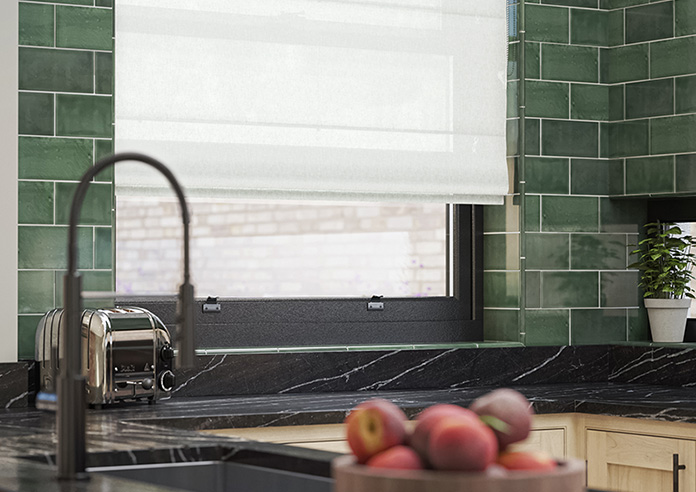 Pescara Voile, Vintage White - Roman Blind - Image 5